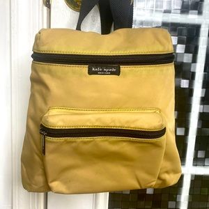 ♠️ Kate spade tan black vintage nylon backpack ♠️